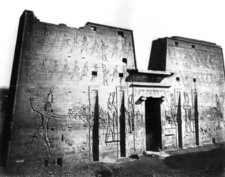 Edfu, Núbia, Egyiptom, 1878