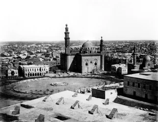 Kairó általános képe, Egyiptom, 1878