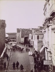 A Jaffa-kapu belseje, kb. 1870.