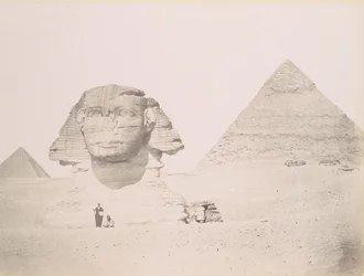 Pyramides et le Sphinx, 1860-70-es évek, nyomtatva kb. 1870.