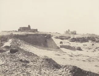 Asszuán, Az ókori arab zárvány romjai, a város délkeleti részén, 1851-52, nyomtatva 1853-54.