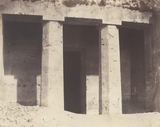 Béni-Haçan, Hypogean Architecture – Amonei sírja, 1851-52, nyomtatva 1853-54.