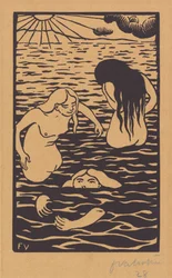 Három fürdőző, 1894.