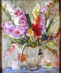 Gladioli (olaj, vászon)