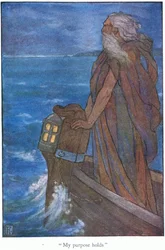 "A célom tart" Ulysses (színes litográfia)