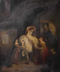 Lady Godiva (G. Jones nyomán), XX. század eleje (olaj, vászon)