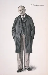 Joris Karl Huysmans (1848-1907) a "La Revue Illustre"-ból.