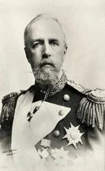 II. Oszkár, svéd és norvég király portréja (fotó)
