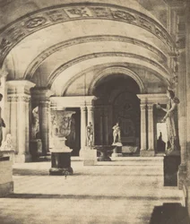 A Karyatidák szalonja, Louvre,c. 1851 (fotó)