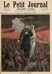 A gyónás: Otto von Bismarck (1815-98) a Halállal, a „Le Petit Journal“ című lapból, 1892. december 17.
