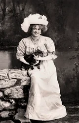 Marie Studholme 1875-1930, angol színésznő, 1900-as évek.