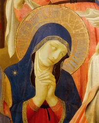 Lerakódás a Szentháromság keresztjéről vagy oltárképéről, 1432 körül, Giovanni da Fiesole, Fra Angelico néven (1400-1455 körül), tempera fán