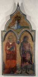 A Szentháromság tabernákulum ajtaja (Santa Trinita) (Festmény fára)
