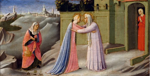 A Vizitáció, oltárkép, 1440 körül