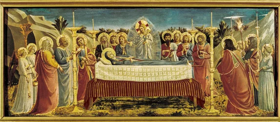 A Szűzanya temetése, 1434-35 körül (tempera, tábla)
