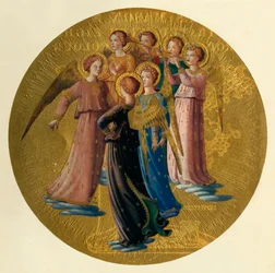 Angyalok csoportja, 15. század, kb. 1909