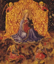 Az alázatosság Madonnája a Gyermek Krisztussal és az angyalokkal