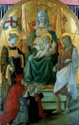 Madonna del Ceppo A részvények Madonna, 1453