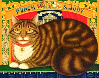 Muffin, The Covent Garden Cat, 1996 (olaj és tempera a panelen)