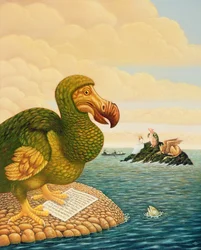The Dodo, 1993 (olaj és tempera a panelen)