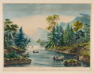 Kilátás a George-tóra, NY