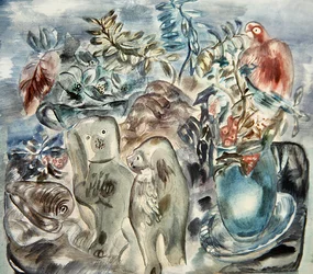Egy elrendezés, 1935 körül (akvarell ceruzával, papíron)