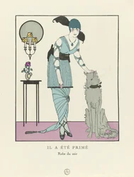 Díjazott, kocsma. 1914 (sablonnyomat)