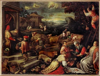 Nyár (június, július, augusztus) (festmény vászonra)
