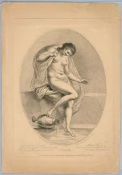 Naiad (fürdőbe lépő nő)