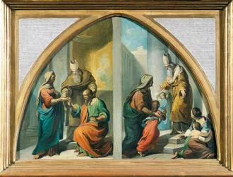 Házasságkötés és Szűz Mária bemutatása a templomban