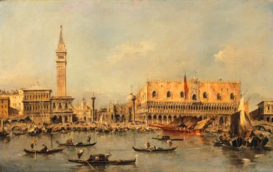 A velencei hercegi palota, Francesco Guardi (1712-1793)