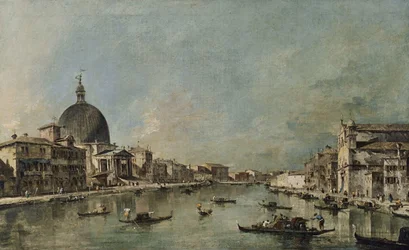 Grand Canal a San Simeone Piccolo és a Santa Lucía csatornával