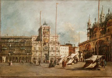 San Marco, Velence, óratoronnyal (olaj, vászon)