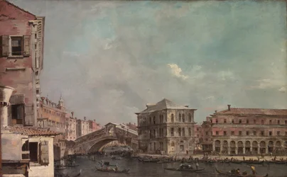 A Grand Canal a Rialto felett, az 1760-as évek végén.