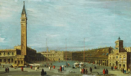 A Piazza San Marco, Velence nyugatra néz,