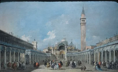 A mennybemenetel ünnepe a piazza san Marco téren, 1775 körül (olaj, vászon)