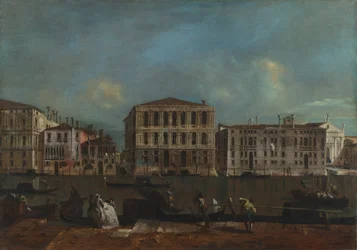 Velence. A Canal Grande a Palazzo Pesaróval, 1755-1760