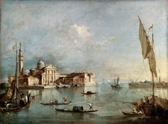 Kilátás a San Giorgio Maggiore-szigetre, 1765 és 1775 között.