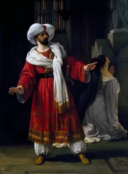 Giovanni David (1790-1864) Sándor szerepében Giovanni Papini (1796-1867) Arabs in Galliában című melodrámájában