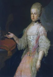 Az osztrák Maria Carolina portréja (Bécs