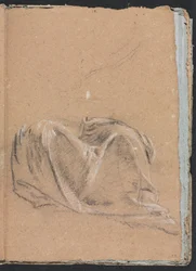 Verona Vázlatfüzet: Drapériatanulmány 35. oldal, 1760.