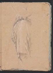 Verona vázlatfüzet: Könyökös drapériatanulmány 5. oldal, 1760.