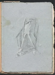 Verona vázlatfüzet: Drapéria lábbal 83. oldal, 1760.