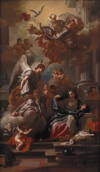 Angyali üdvözlet, 1733 után (olaj, vászon)