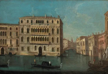 Francesco Tironi Grand Canal és a Foscari-palota
