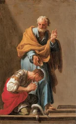 Szent Péter megkereszteli Kornéliusz századost