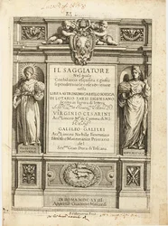 Galileo Galilei "The Assayer" című művének frontképe, 1623