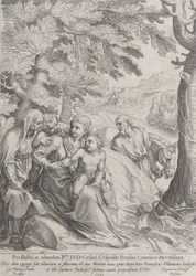 A többi az egyiptomi repülésen, 1597.
