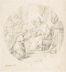 Angelo Maria Querinit XIII. Benedek bíborossá alakította, 1709-87.