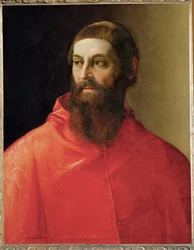 Rodolfo Pio bíboros (festmény, vászon)